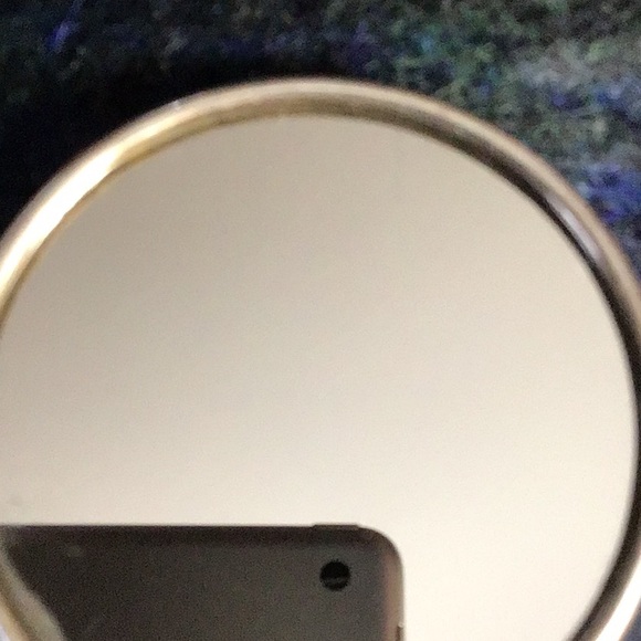 Antique sterling silver pocket mirror - Picture 2 of 5